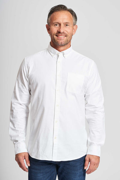 Oxford Skjorte 'Aabjørn' - White