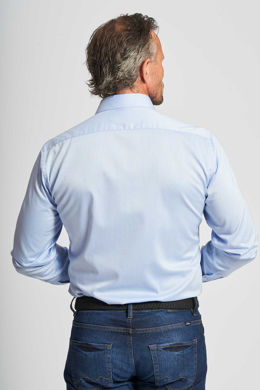 Basic Skjorte 'Adam' - Light Blue