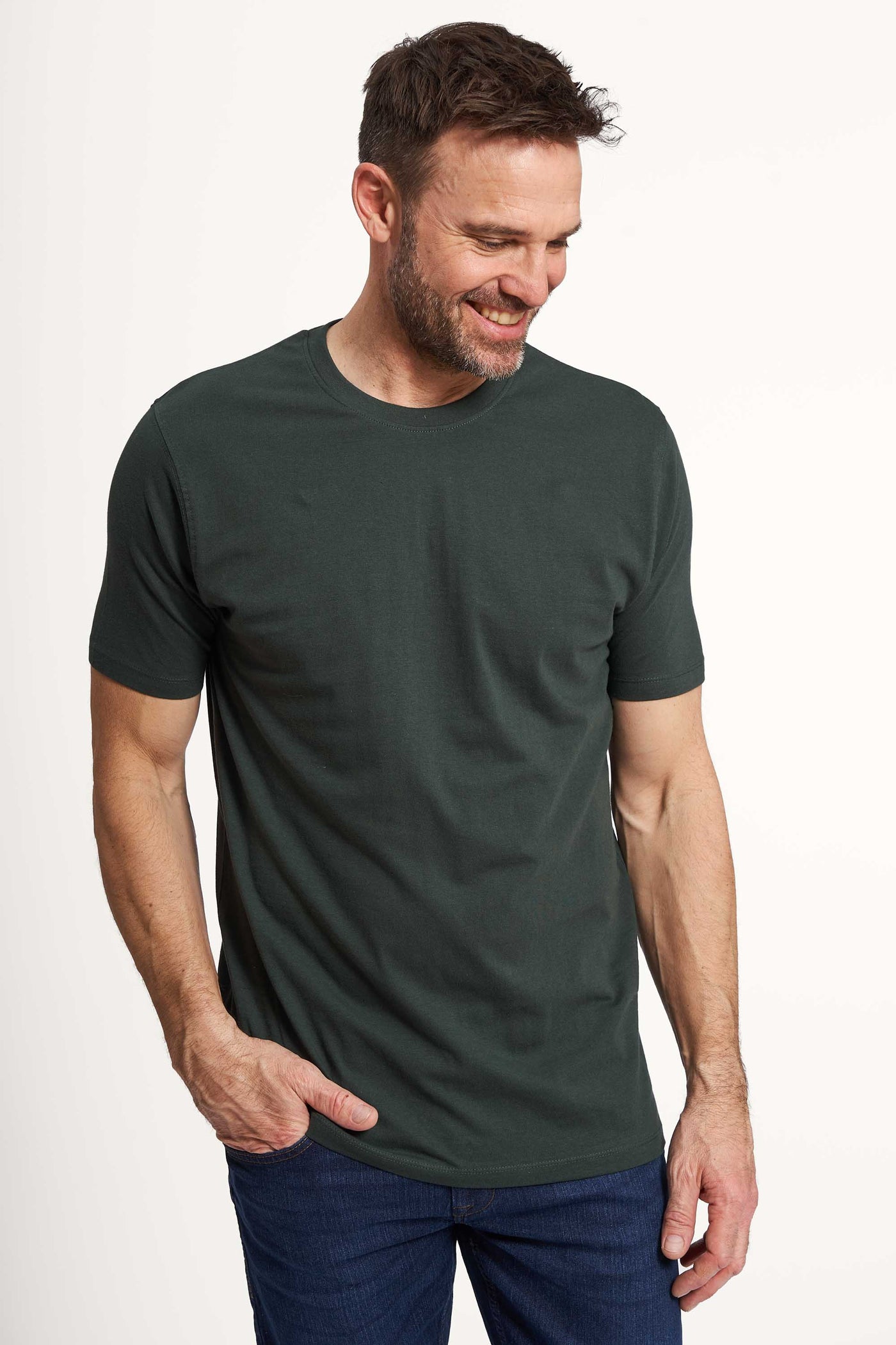 T-Shirt 'Borre' - Dk. Spruce