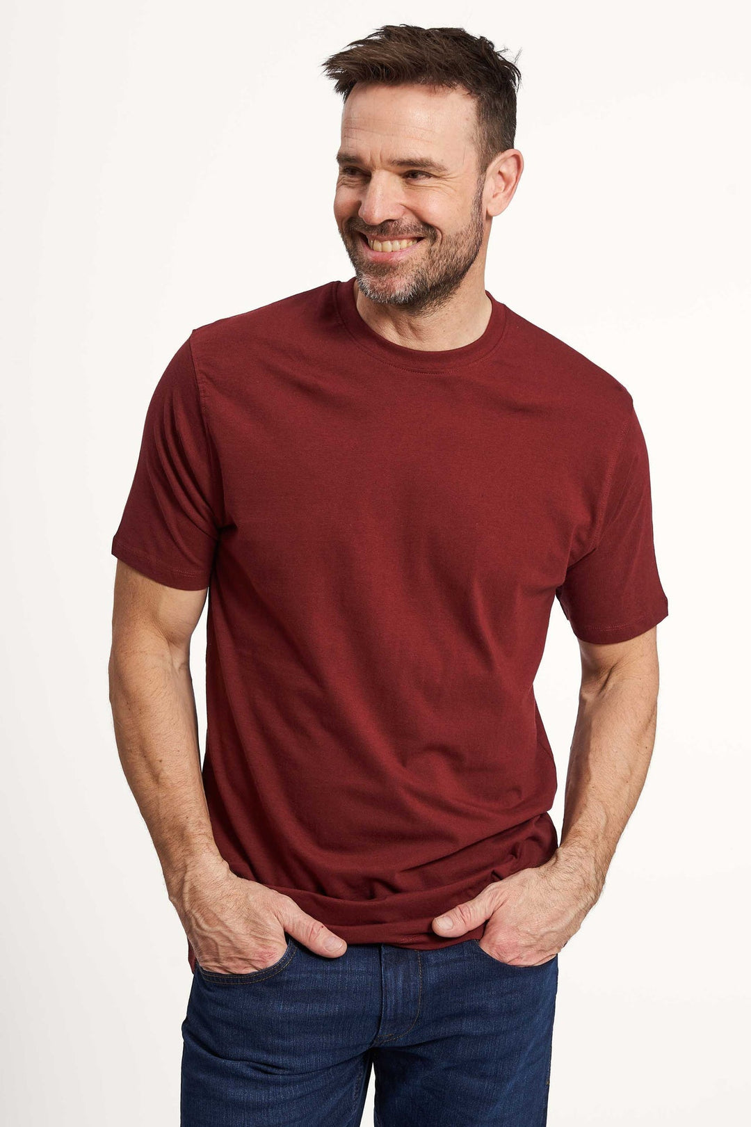 T-Shirt 'Borre' - Deep Wine