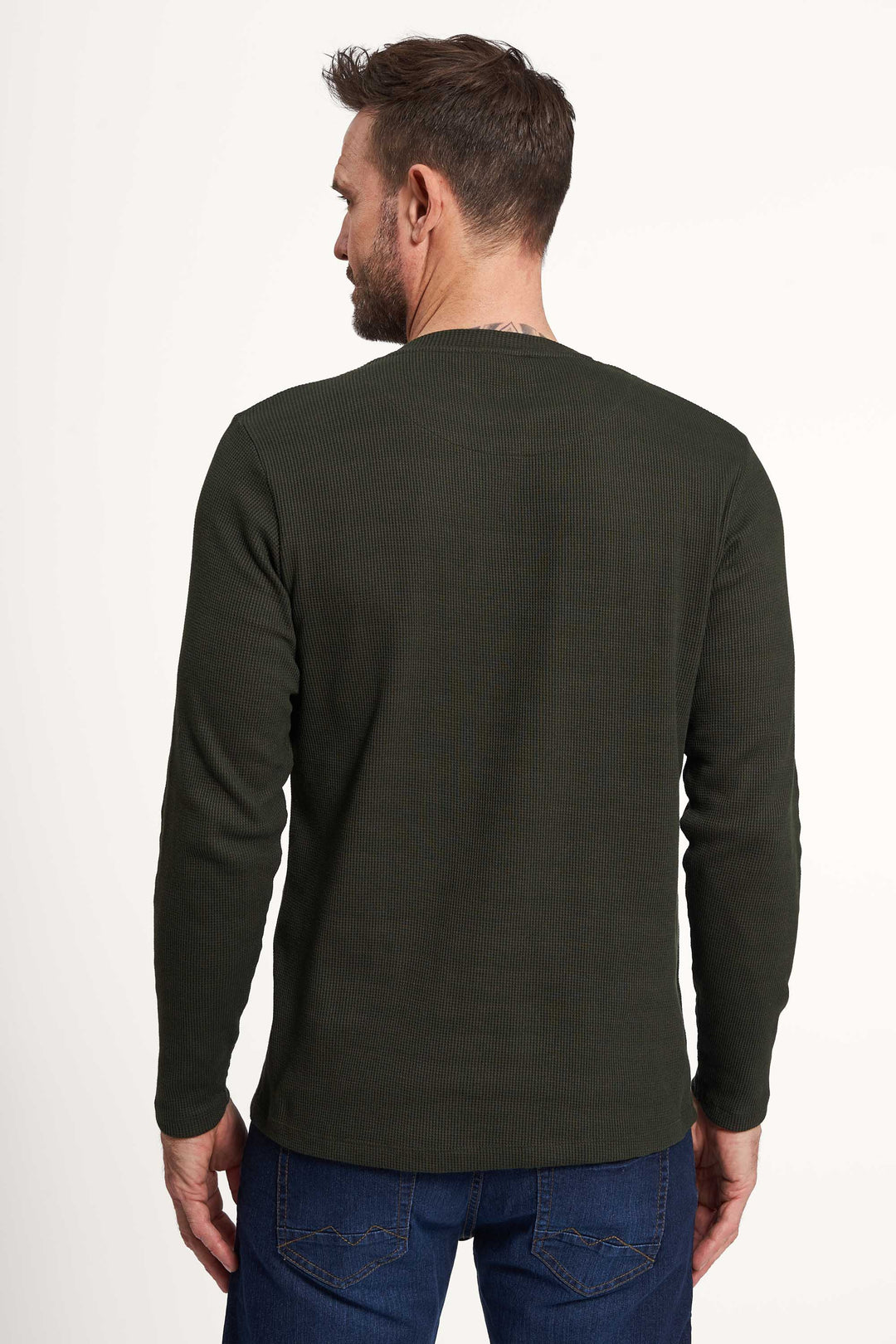 Vaffel Sweatshirt 'Dalmose' - Hunter Green