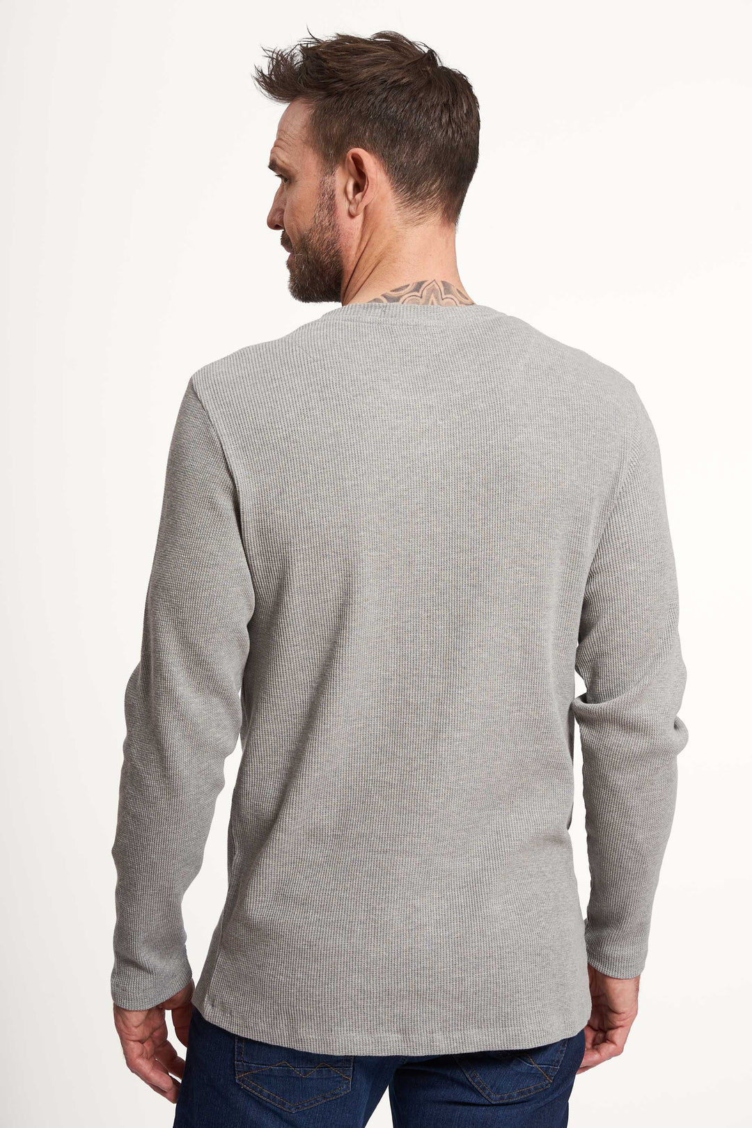 Vaffel Sweatshirt 'Dalmose' - Grey Mel.