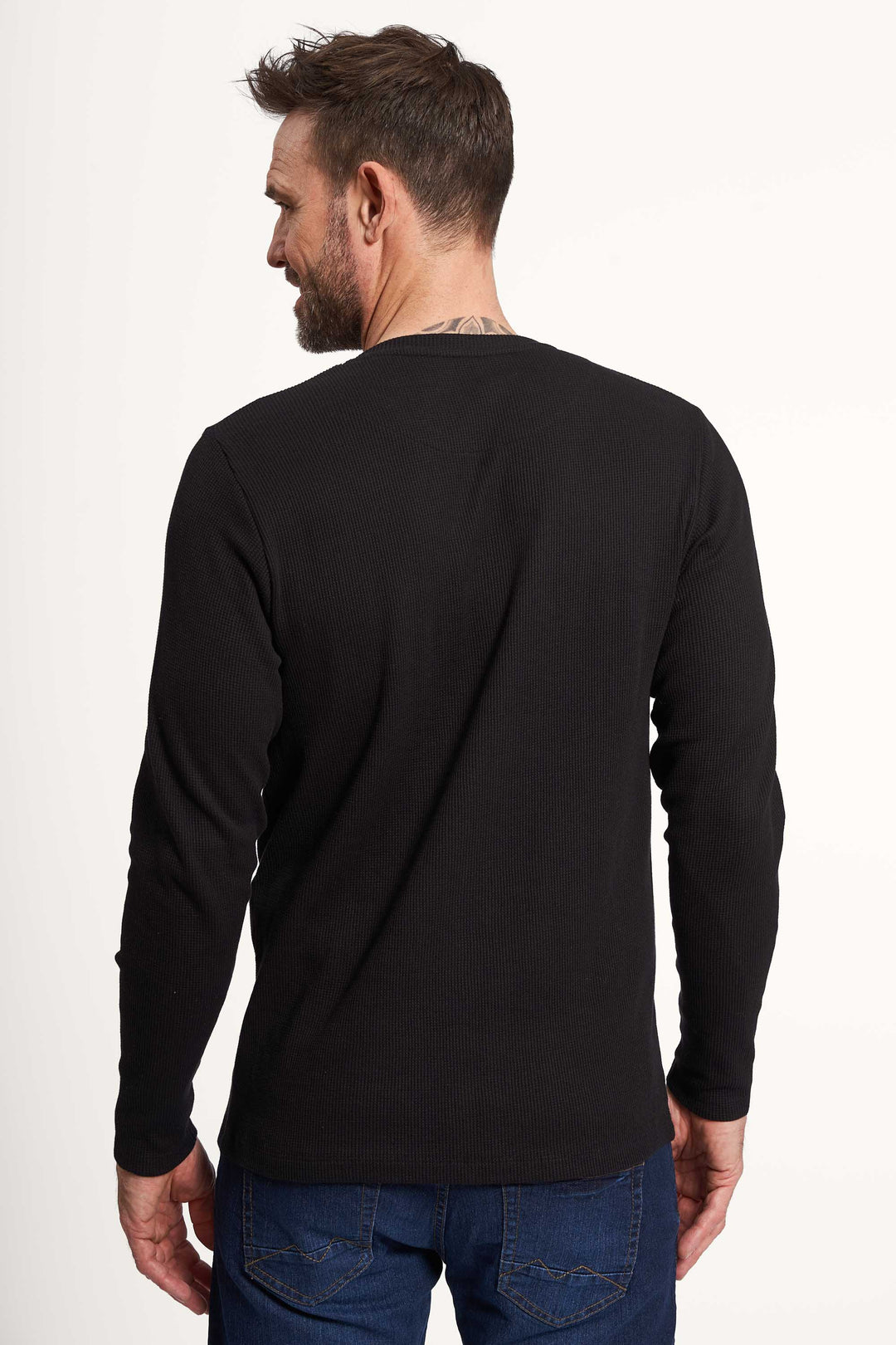 Vaffel Sweatshirt 'Dalmose' - Black