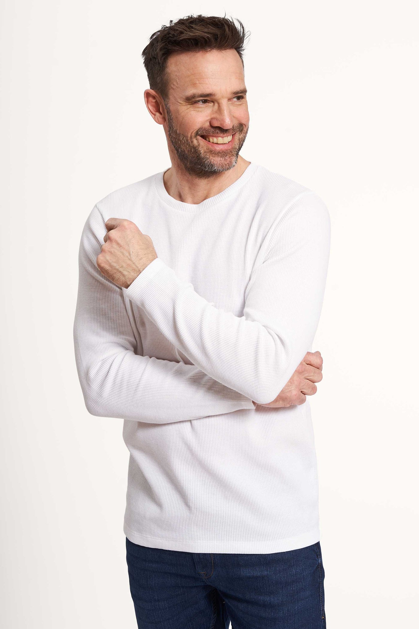 Vaffel Sweatshirt - Optical White