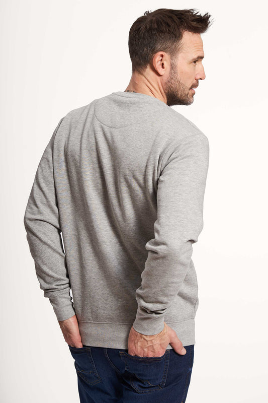Sweatshirt 'Trige' - Grey Melange