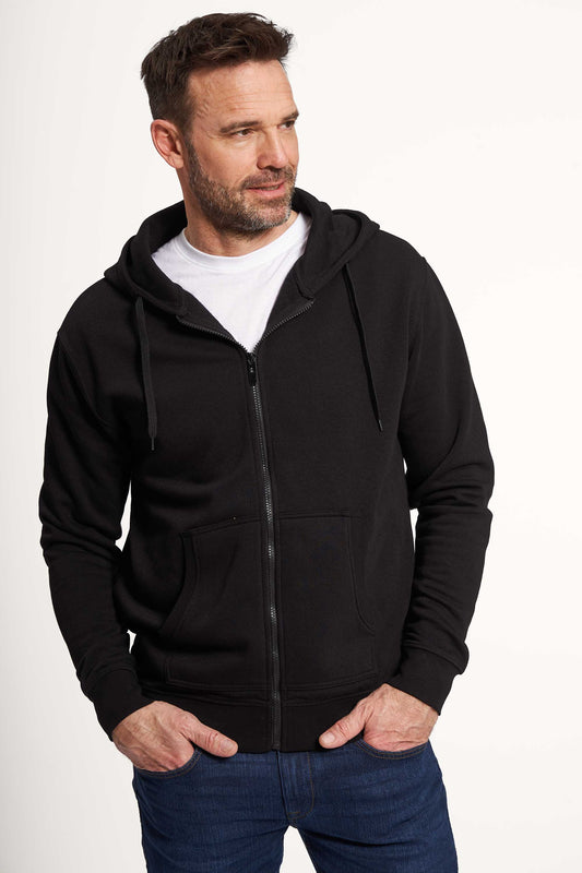 Sweat Cardigan 'Trige' - Black
