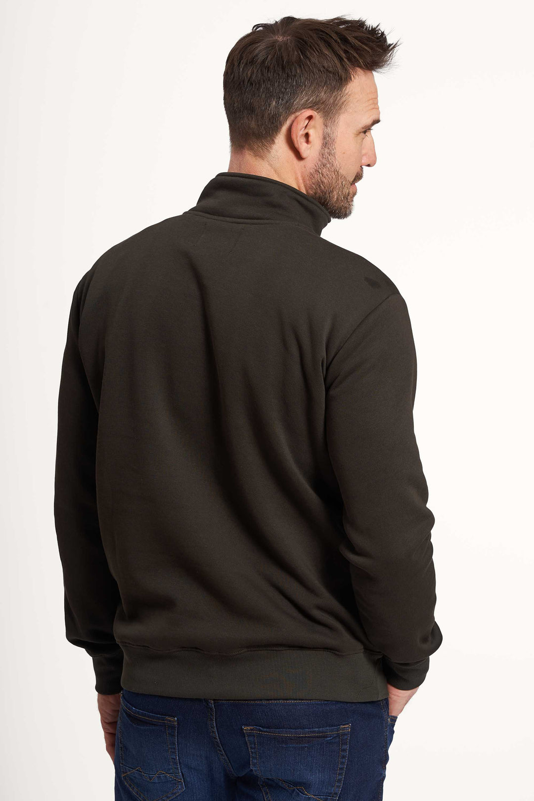 Sweat Half Zip 'Thy' - Hunter Green