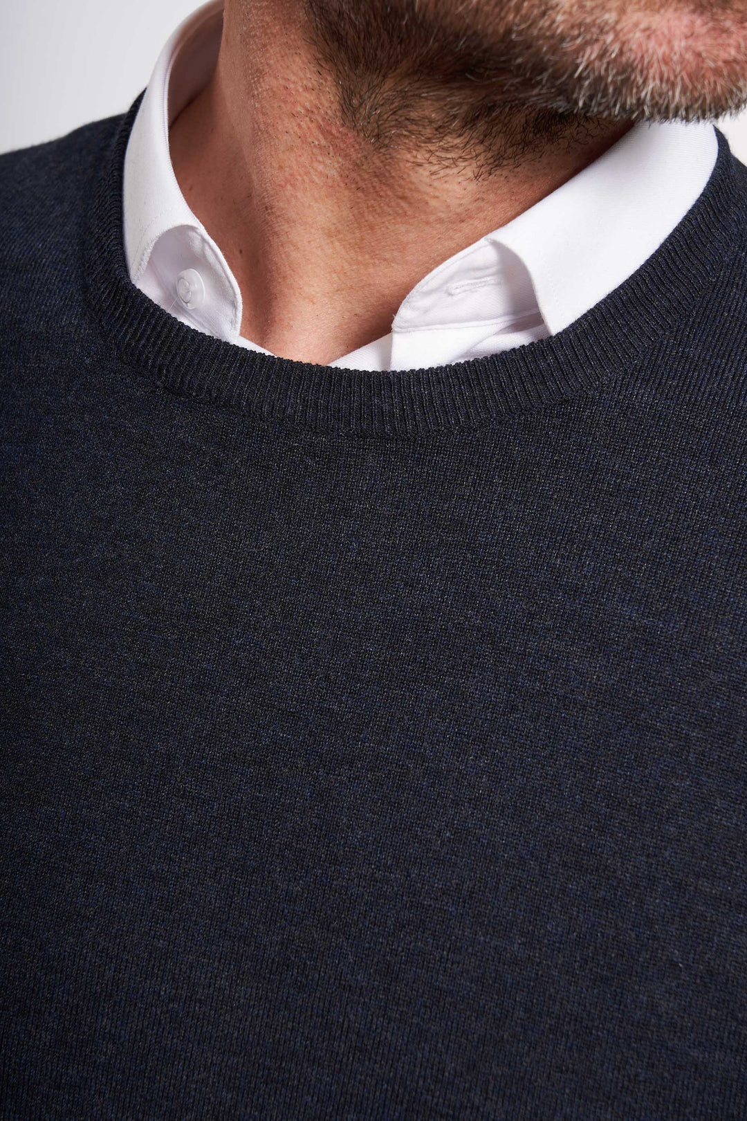 O'Neck Strik 'Greve' - Navy Melange