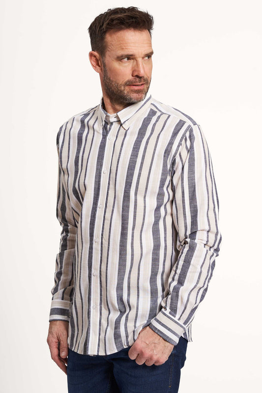 Skjorte 'Vemb' - Striped 009