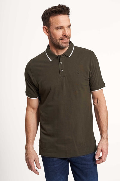 Polo T-Shirt 'Grenaa' - Hunter Green