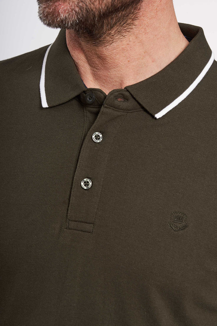 Polo T-Shirt 'Grenaa' - Hunter Green