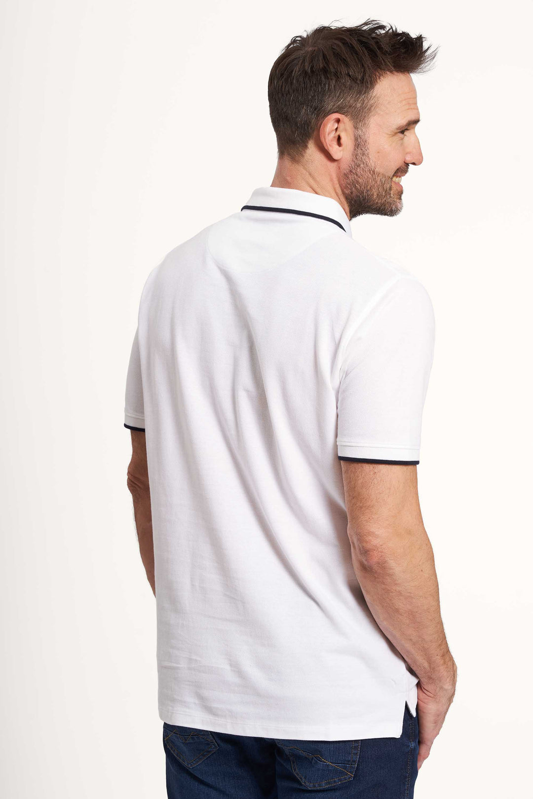 Polo T-Shirt 'Grenaa' - Optical White