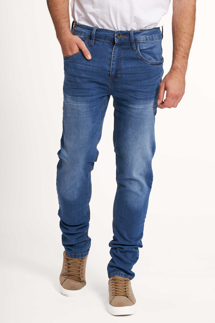 Jeans 'Skive' - Mid. Blue Denim