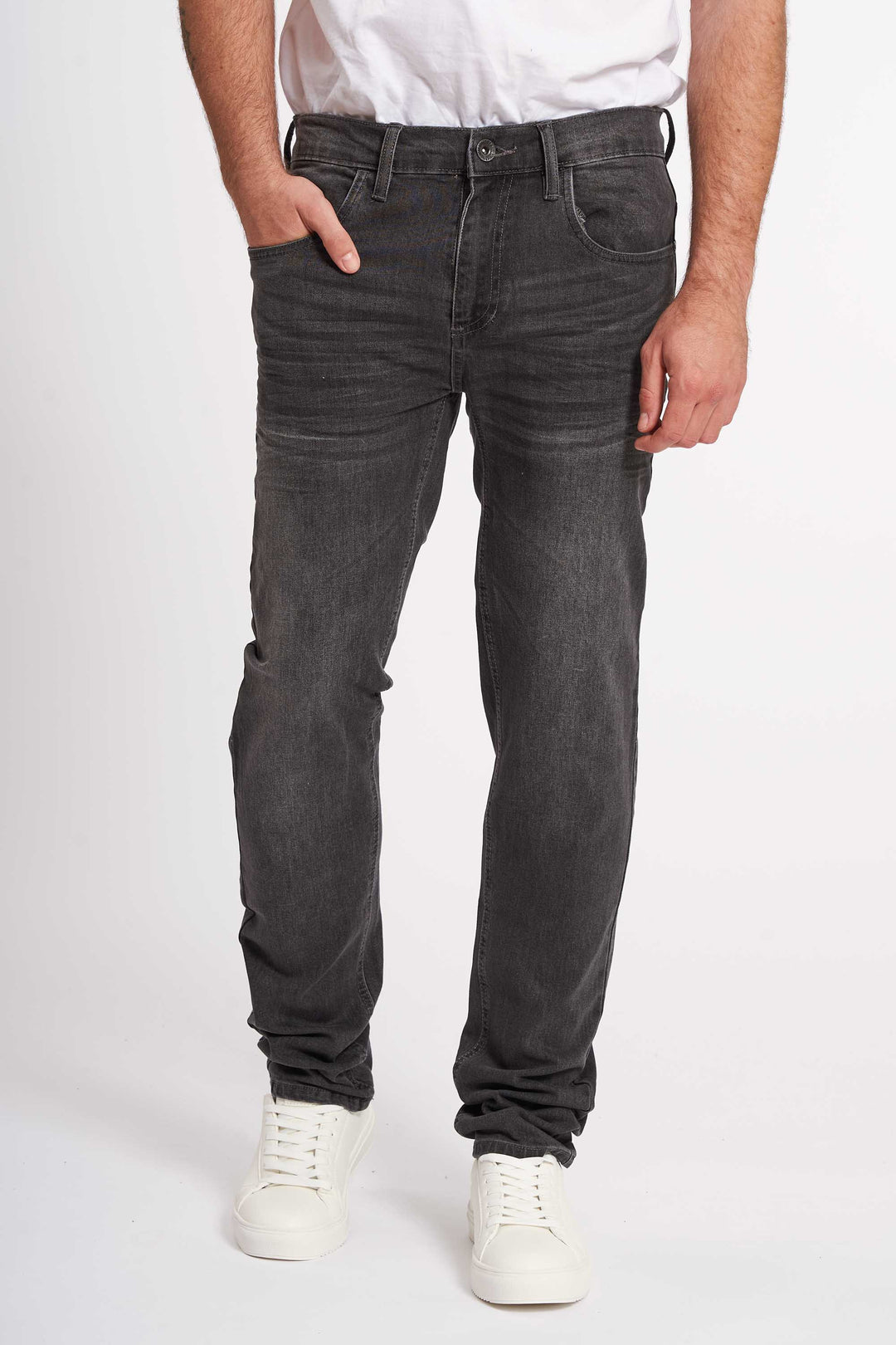 Jeans 'Skive' - Used Grey Denim