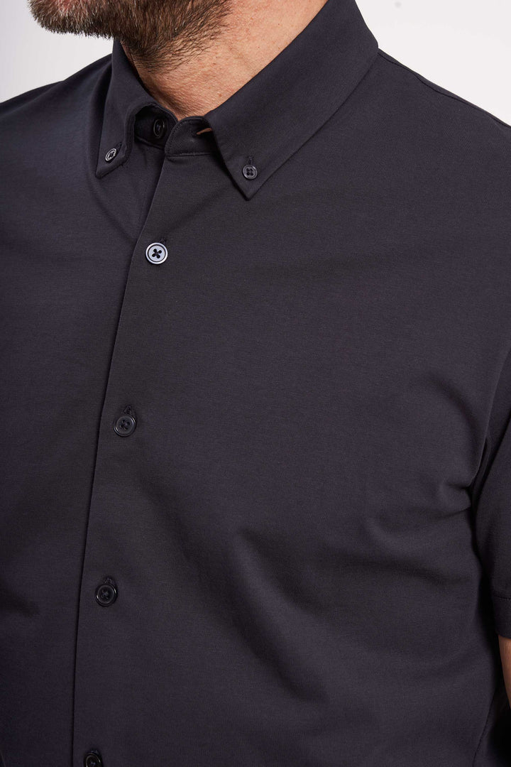 K/æ Stretch Skjorte 'Klaus' - Navy
