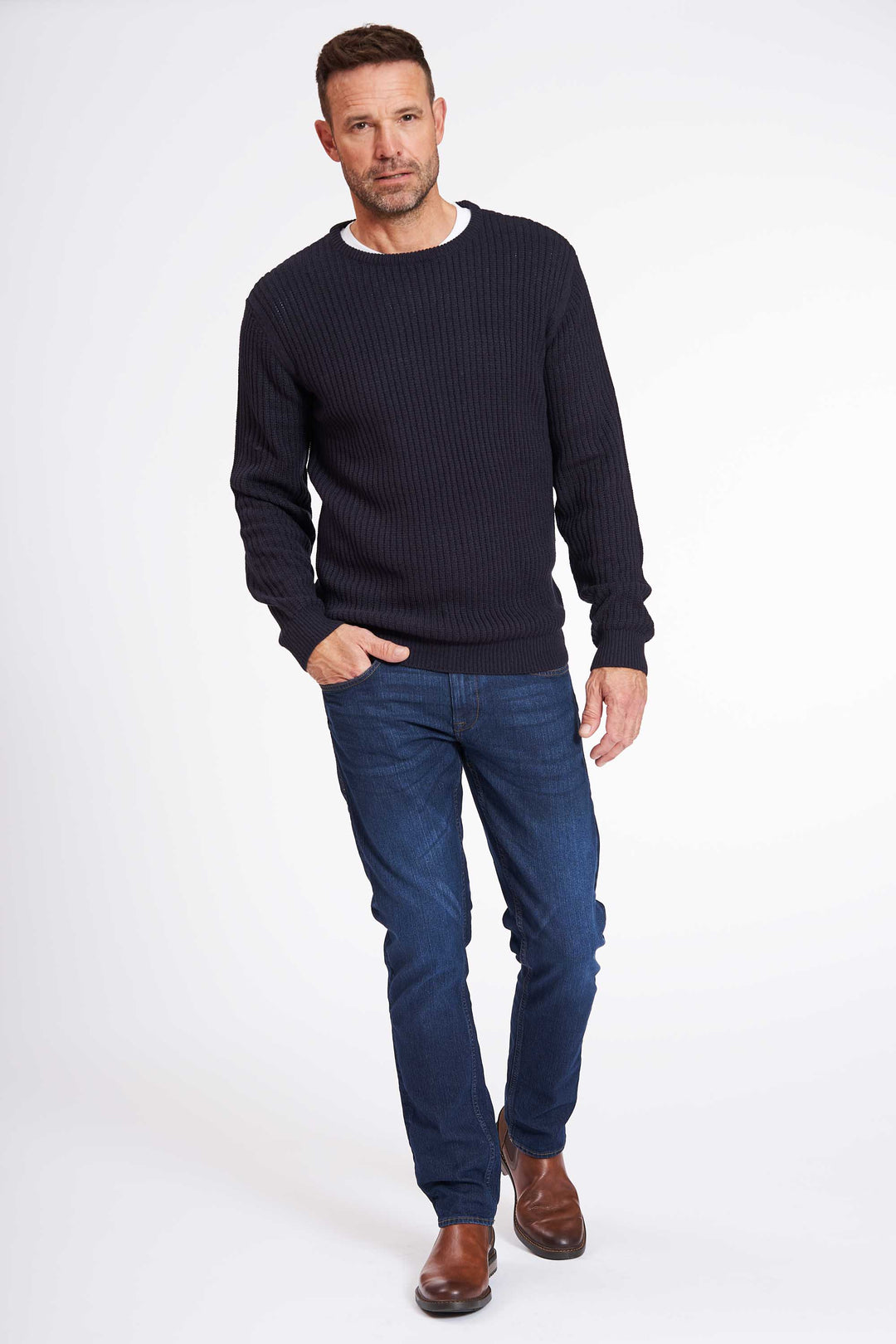 Struktur Strik 'Hammel' - Dark Navy