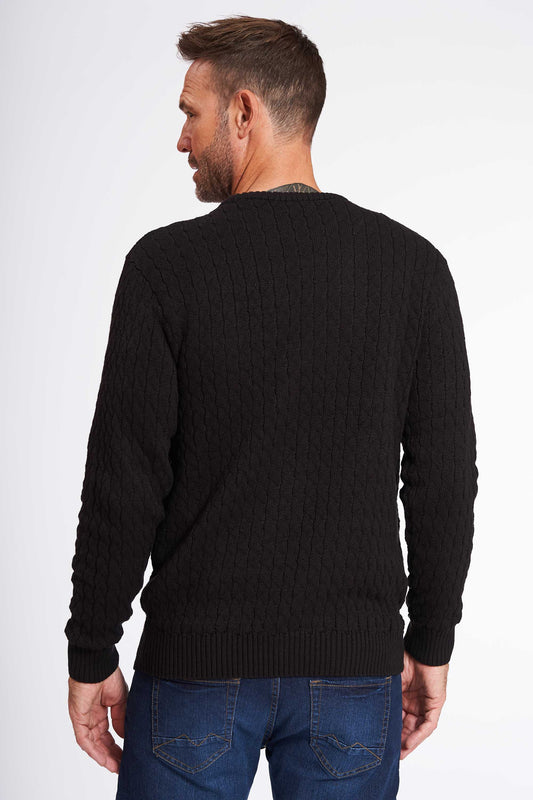 Struktur Strik 'Vejen' - Black