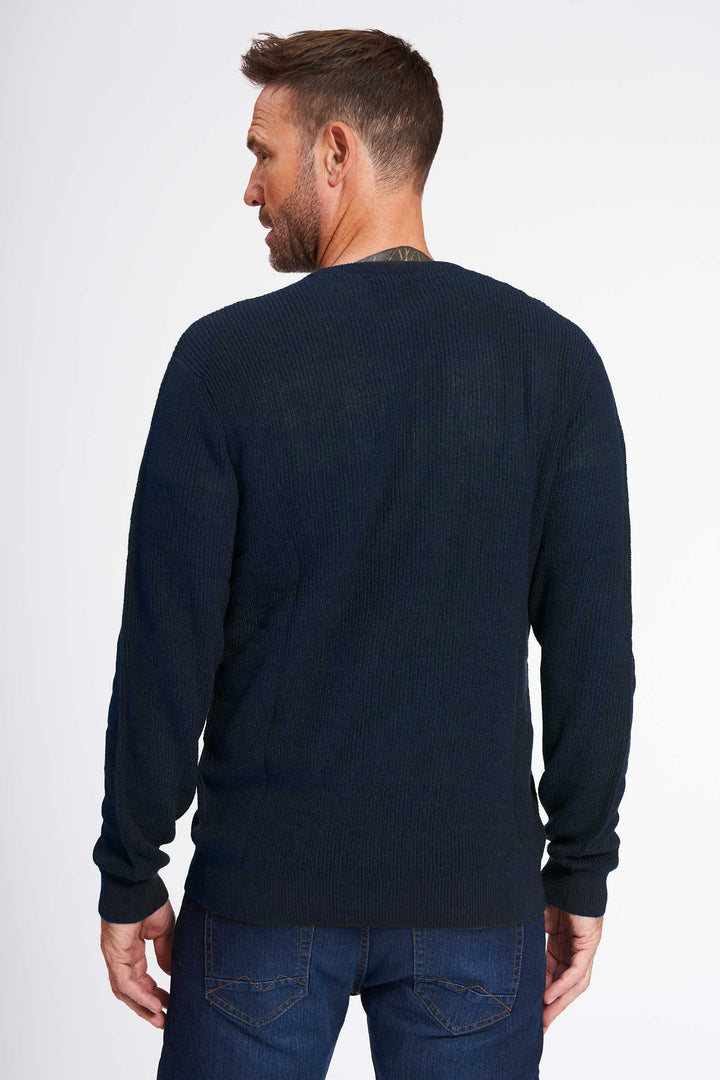 Struktur Strik 'Aars' - Dark Navy