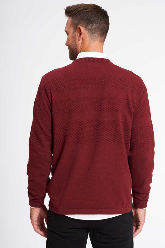 Sømand Strik 'Karise' - Deep Wine Melange