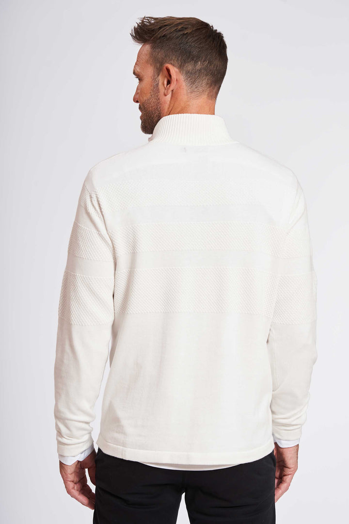 Sømand Half Zip 'Beder' - Cloud Dancer