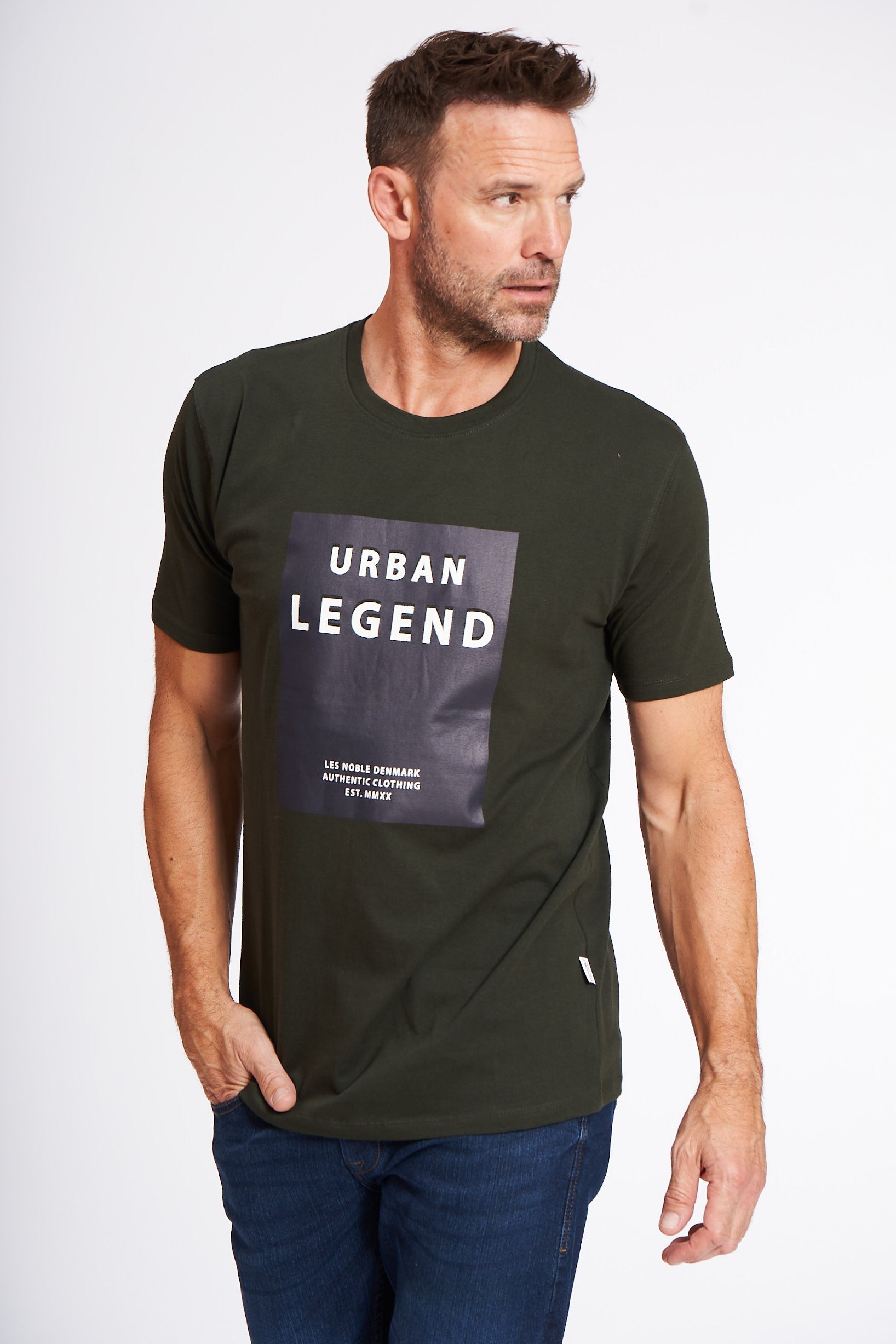 Logo T-Shirt 'Mern' - Dark Olive One main image 0