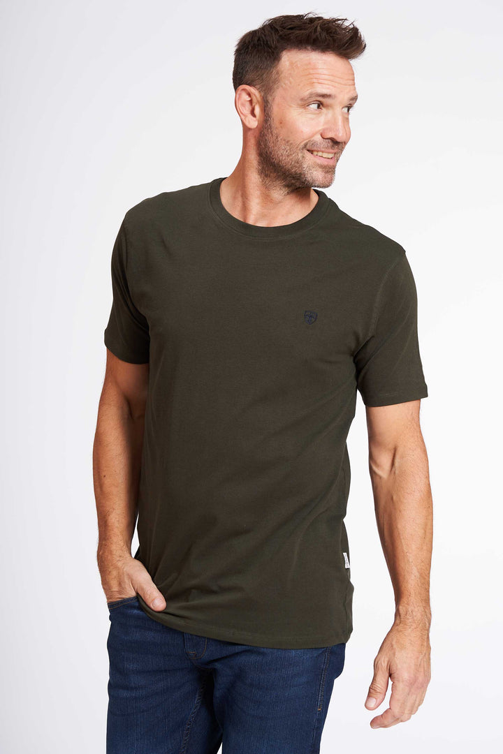 Stretch T-Shirt 'Dall' - Hunter Green