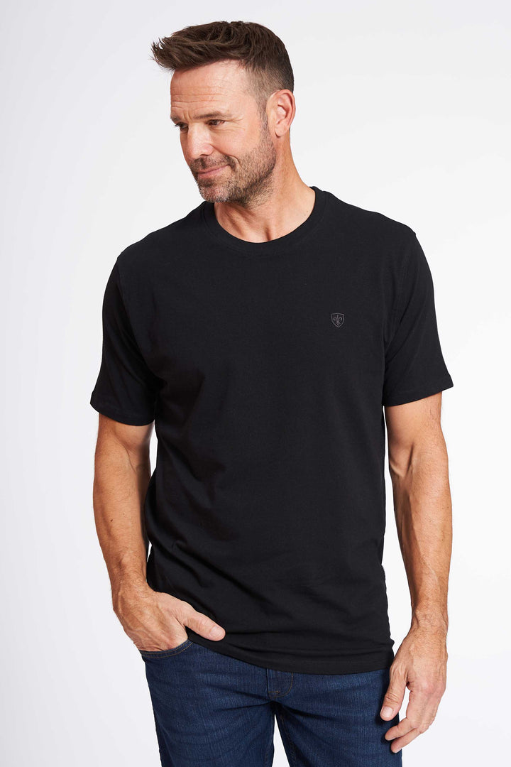 Stretch T-Shirt 'Dall' - Black