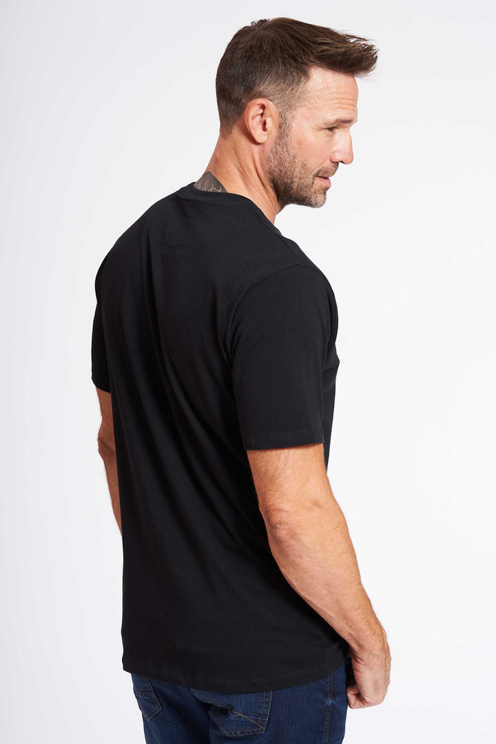 Stretch T-Shirt 'Dall' - Black