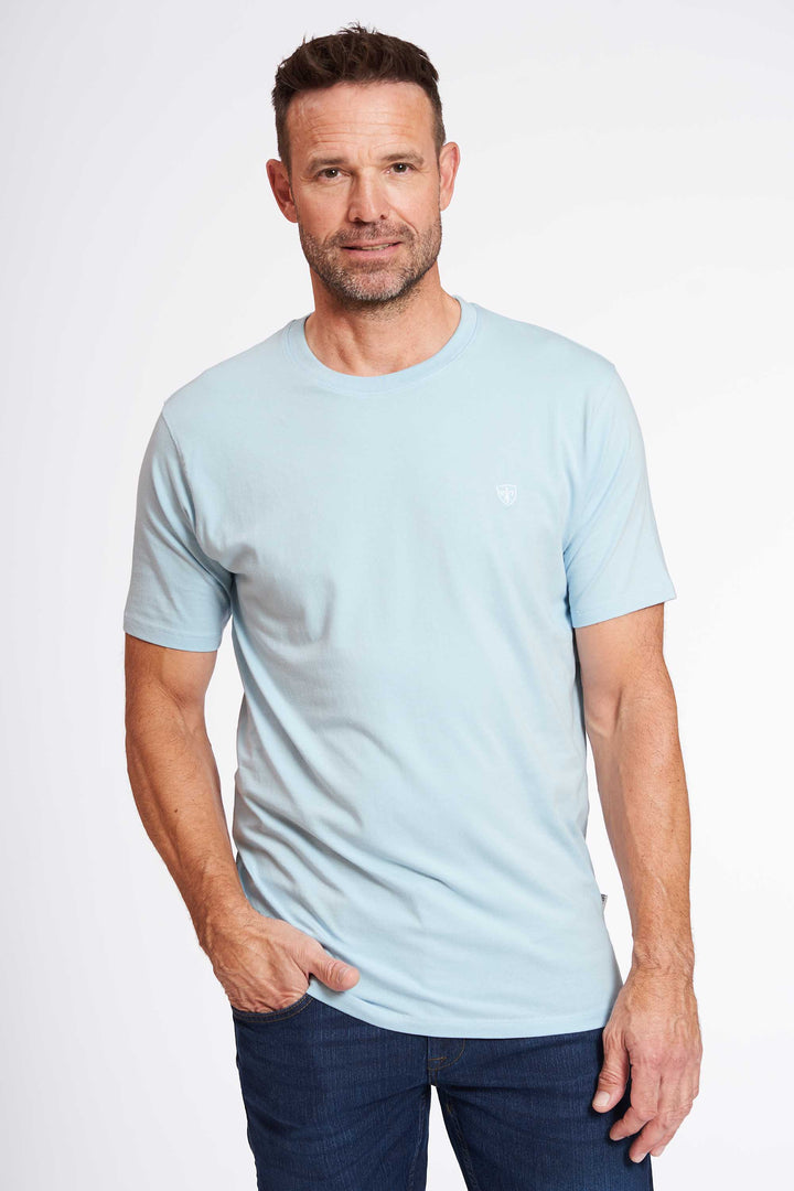 Stretch T-Shirt 'Dall' - Dream Blue