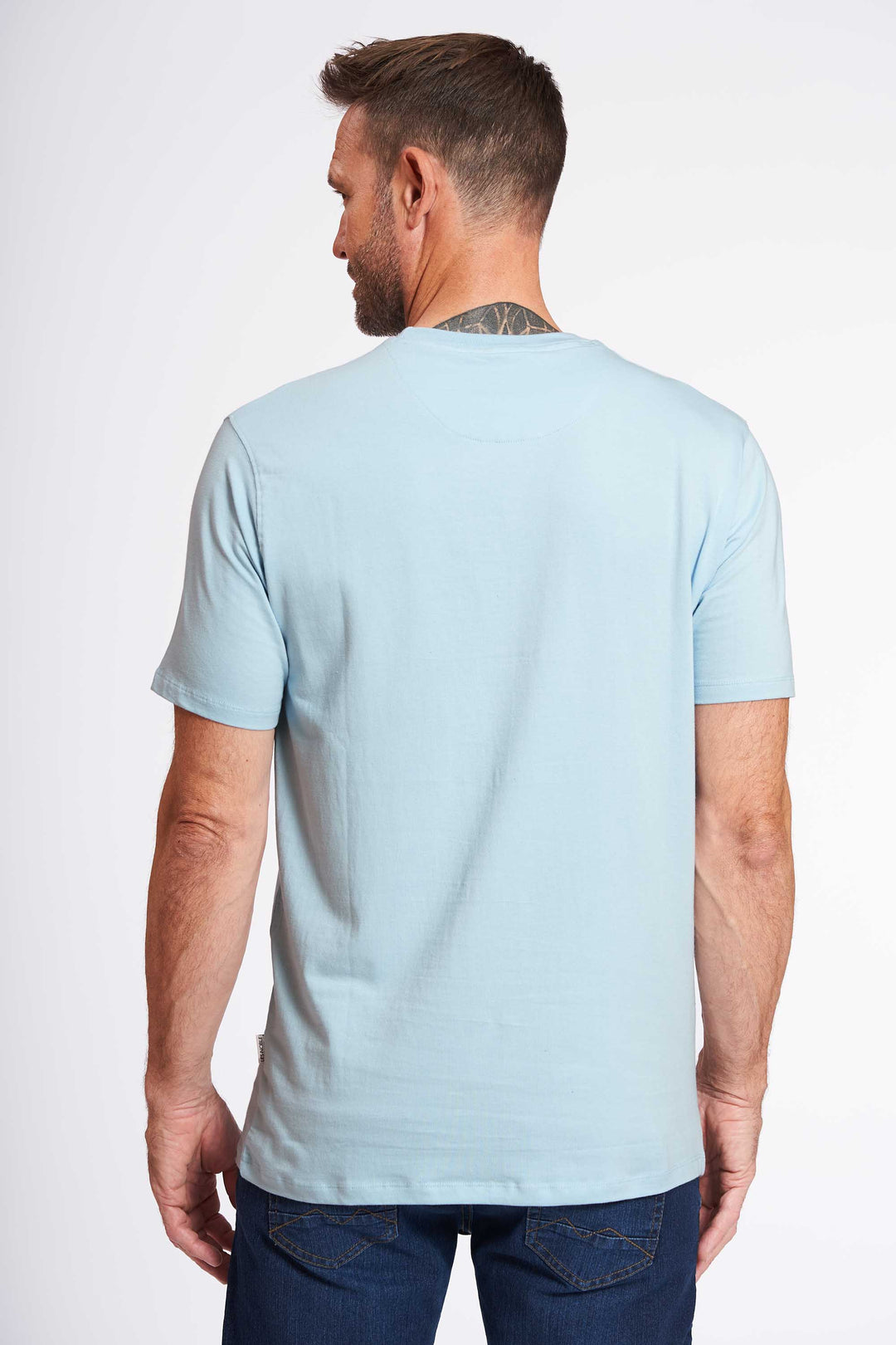 Stretch T-Shirt 'Dall' - Dream Blue