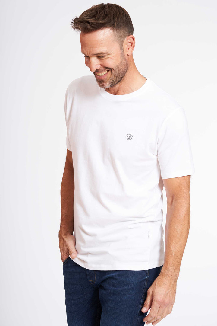 Stretch T-Shirt 'Dall' - Optical White