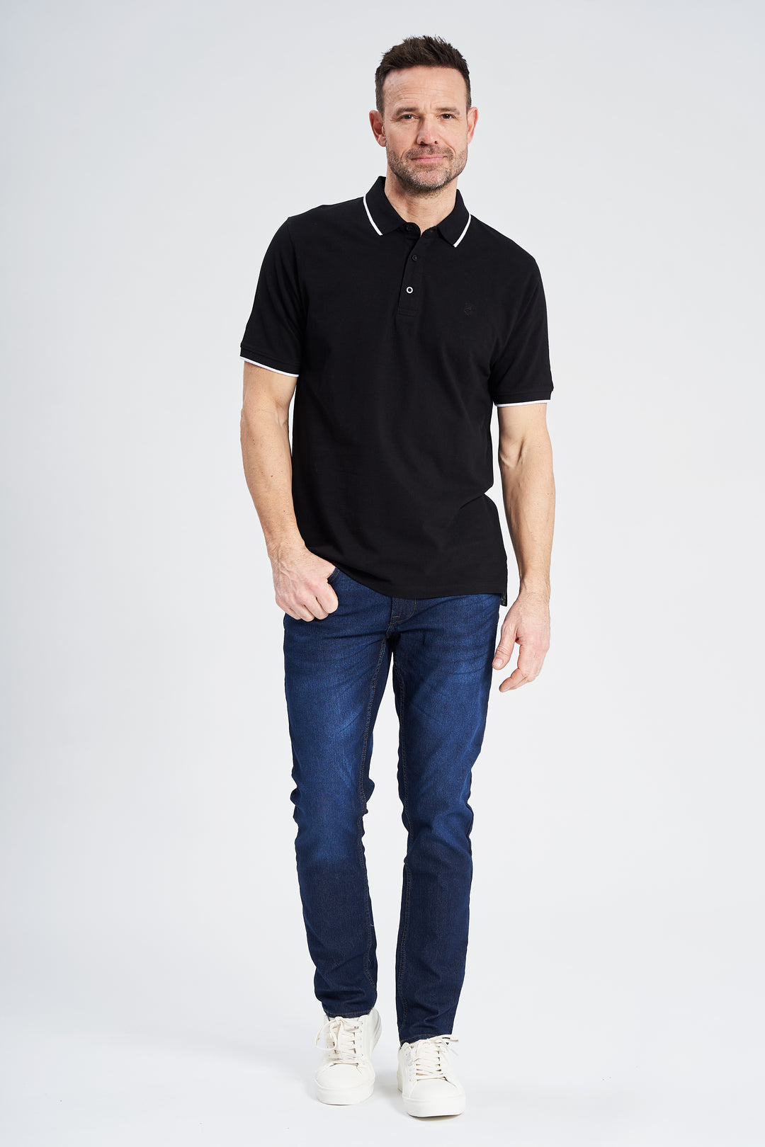 Polo 'Bording' - Black