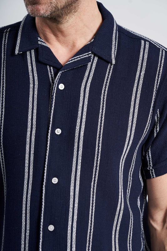 K/æ Skjorte 'Kettinge' - Dark Navy