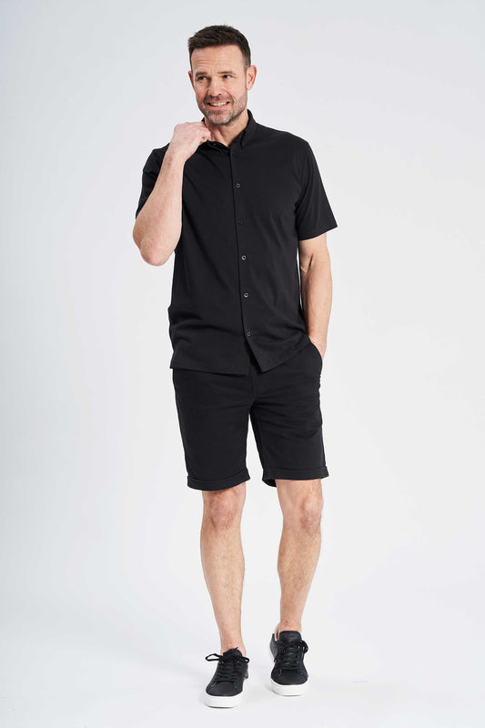 K/æ Stretch Skjorte 'Give' - Black