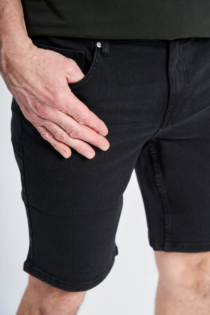 Denim Shorts 'Tristan' - Black