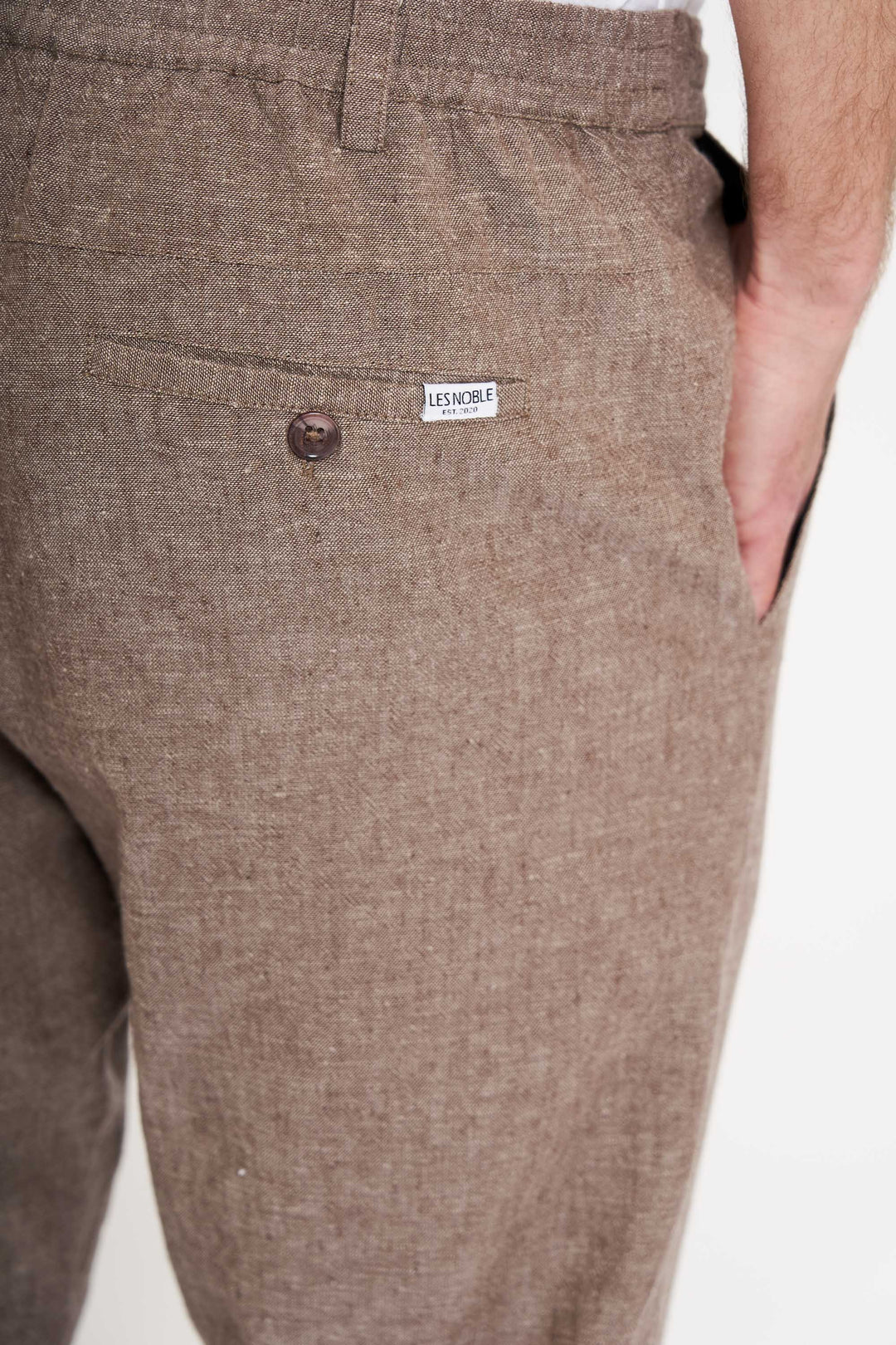 Hør Buks 'Hadsund' - Brown