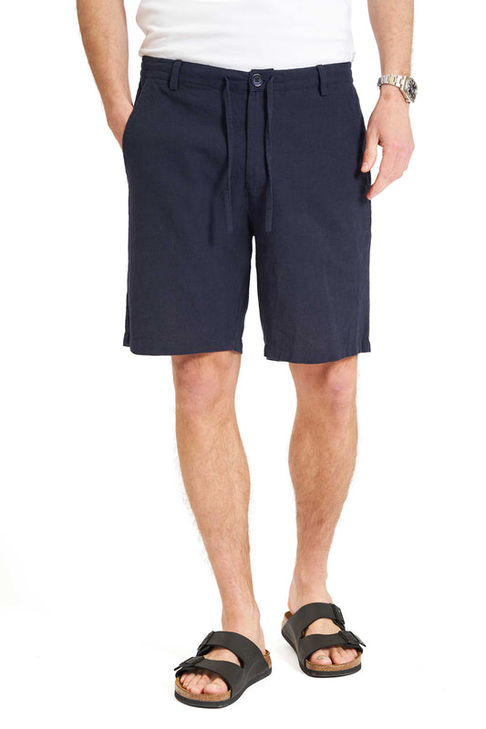 Hør Mix Shorts 'Hvidovre' - Navy