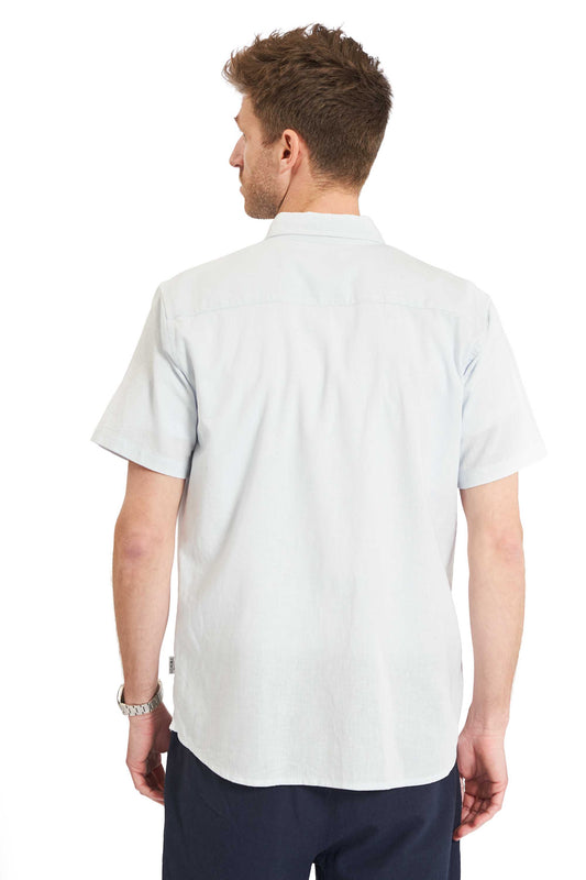 Hør K/Æ Skjorte 'Horsens' - Soft Blue