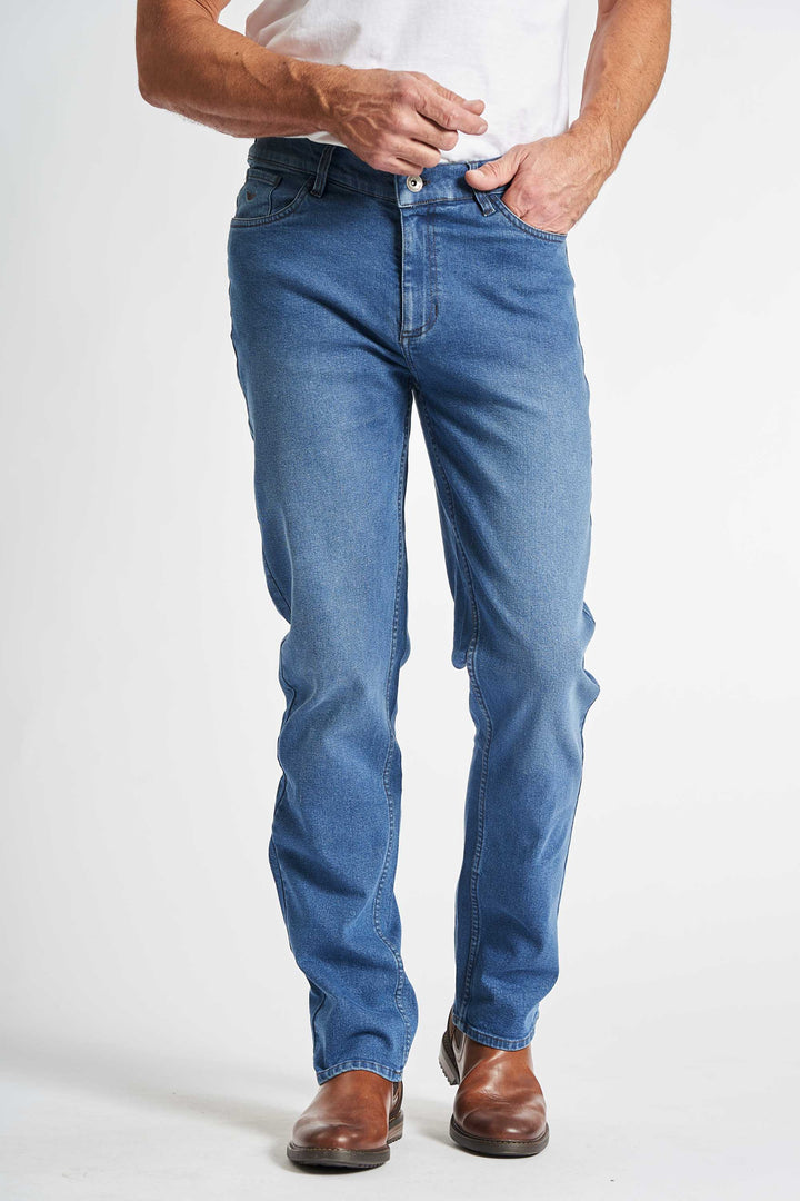 Jeans 'Skive' - Mid. Blue Denim