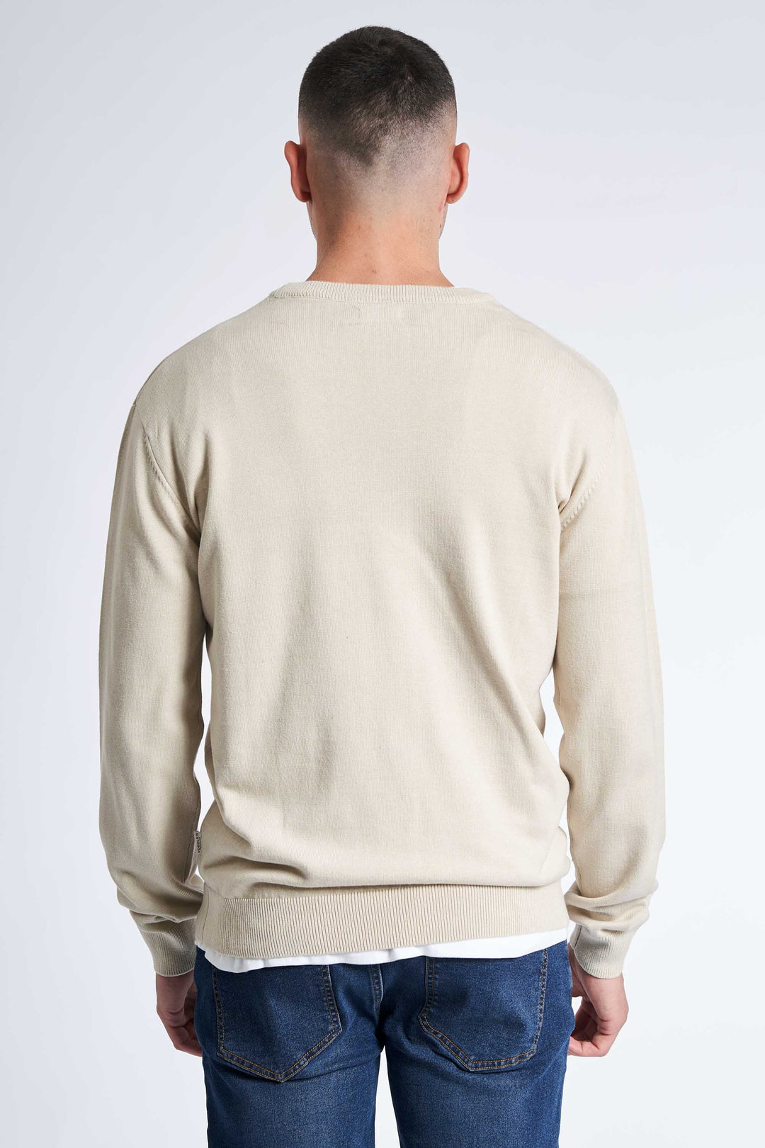 Strik Pullover 'Gentofte' - Sand Melange