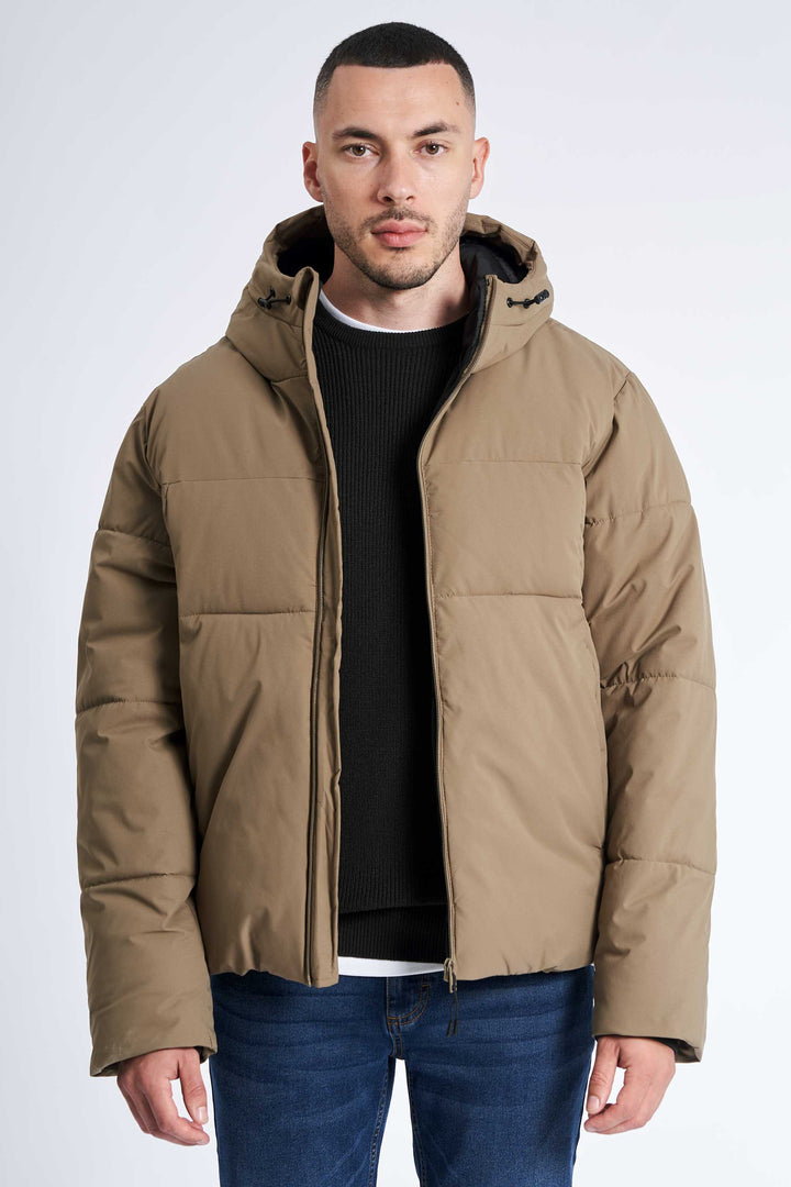 Puffer Jakke 'Victor' - Dark Sand