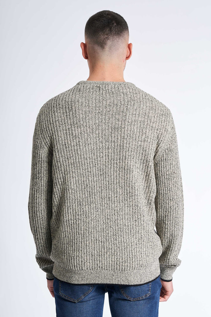Ribstrik 'Toftelund' - Grey Twist