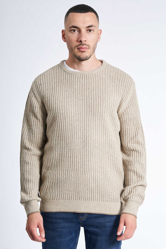 Ribstrik 'Toftelund' - Sand Twist