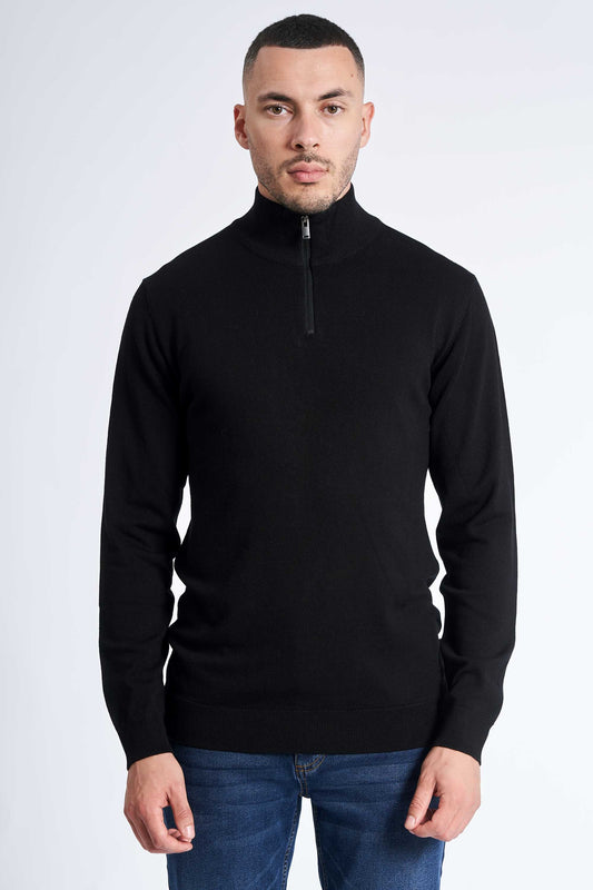 Half Zip Strik 'Toreby' - Black