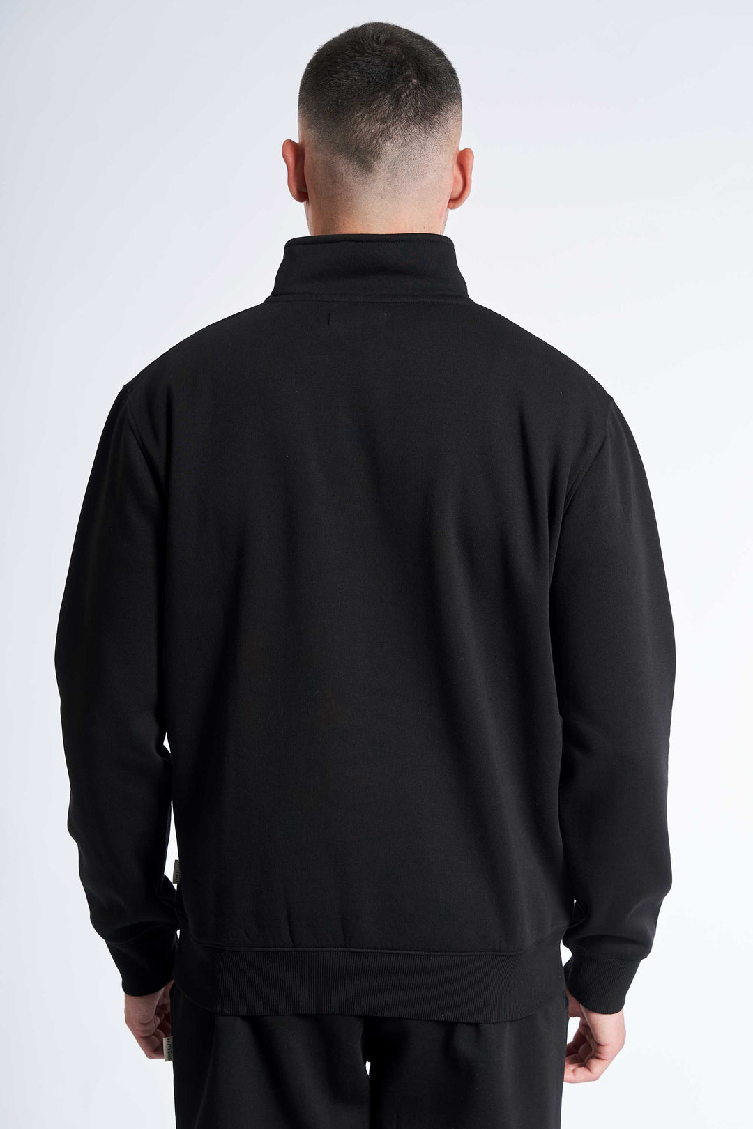Sweat Half Zip 'Aarup' - Black