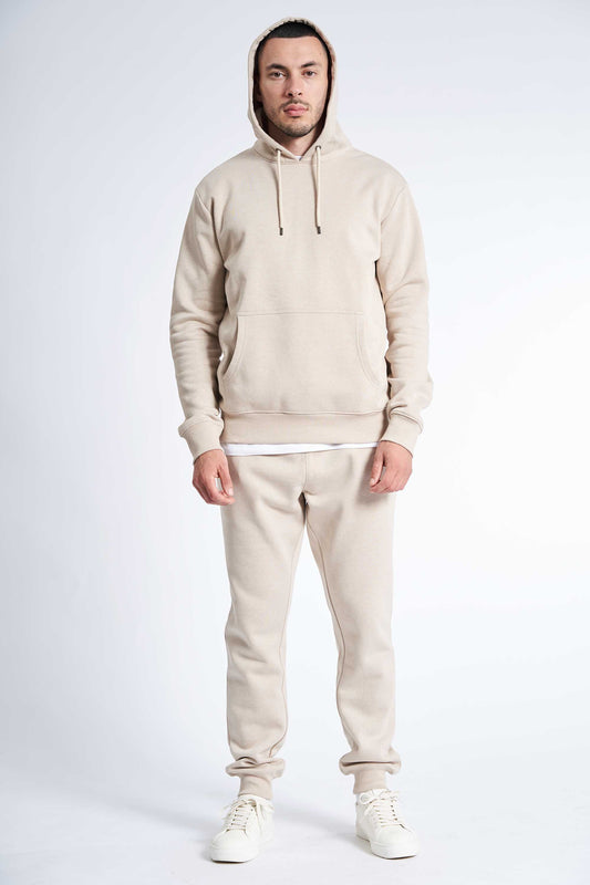 Sweat Hoodie 'Aarup' - Dark Kit Melange