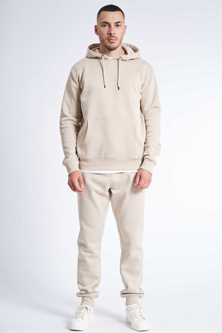 Sweat Hoodie 'Aarup' - Dark Kit Melange