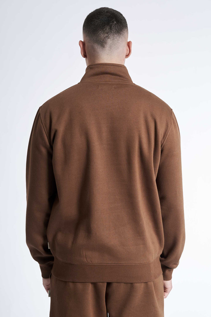 Sweat Hoodie 'Aarup' - Dark Latte