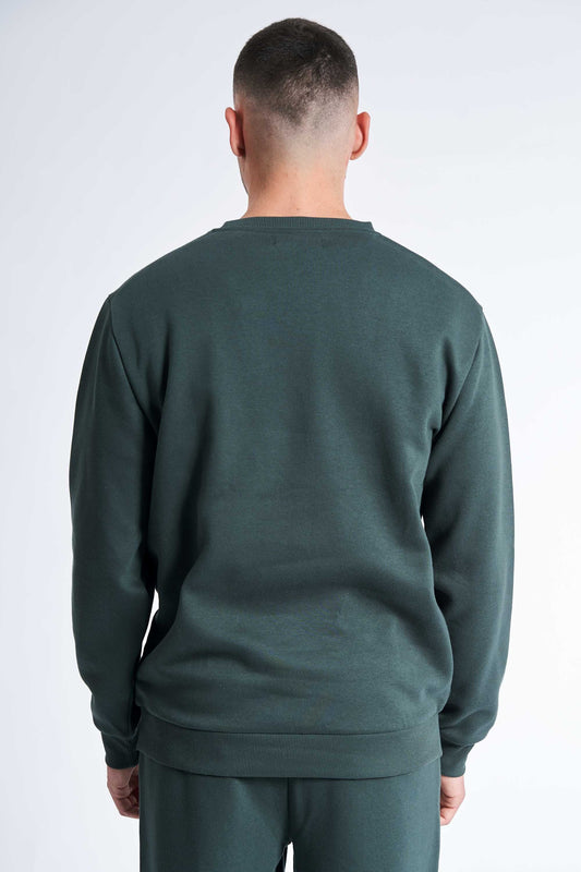 Crewneck Sweatshirt 'Kasper' - Dark Green