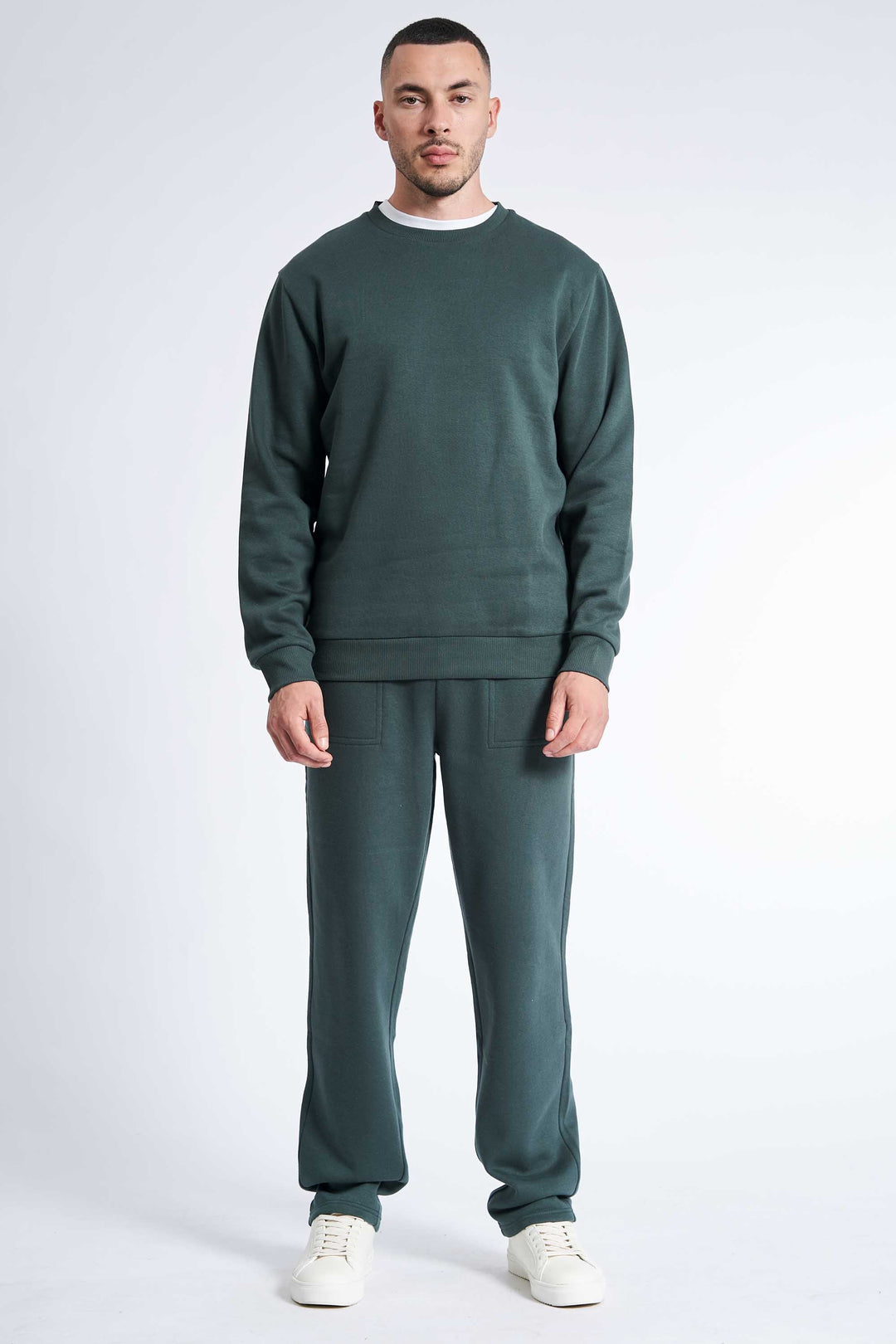 Crewneck Sweatshirt 'Kasper' - Dark Green